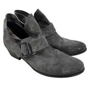 Paul Green Capshaw Bootie Earth Suede Women's Sz 5 (US 7.5) Good Used Condition